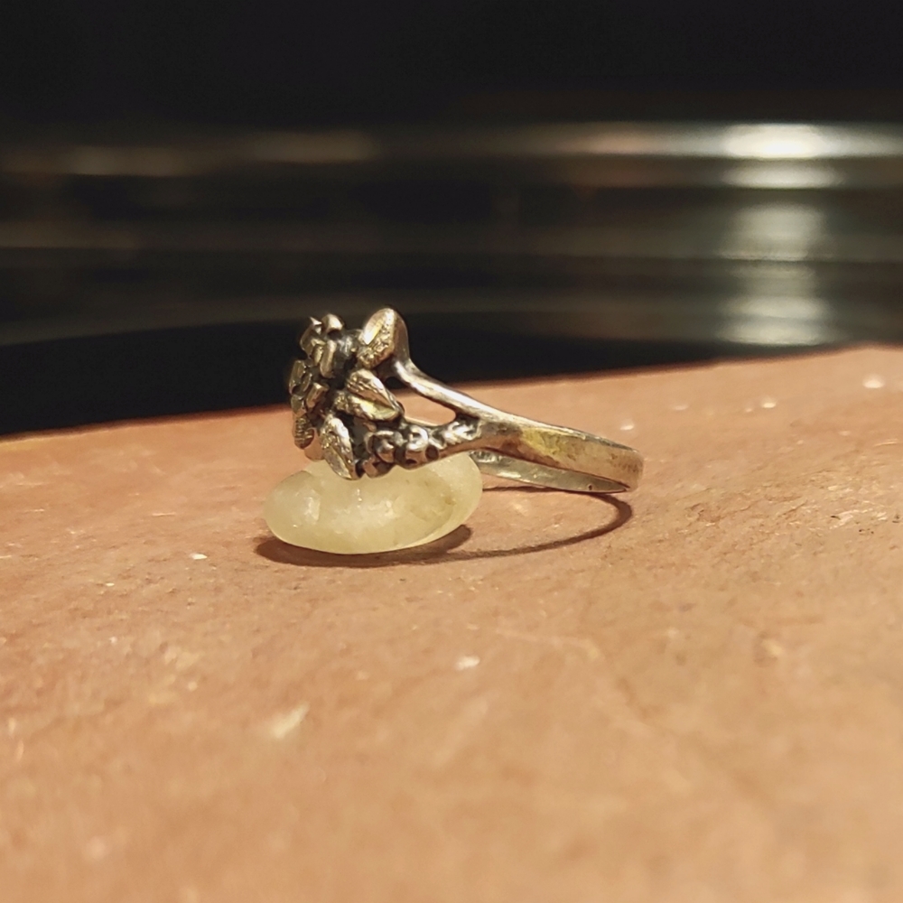 Etched Silver Ring
